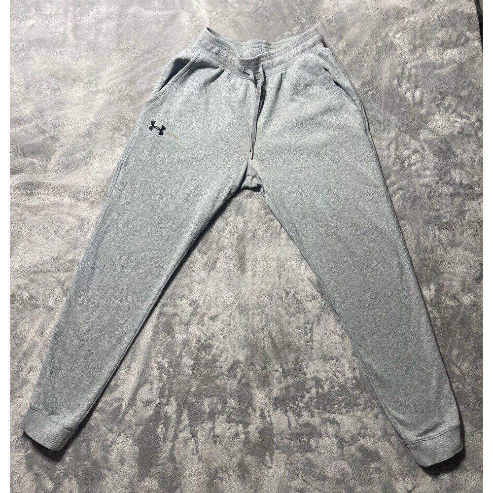 Under Armour Pants Medium Mens Gray Loose Jogger Athletic Training Sweatpants